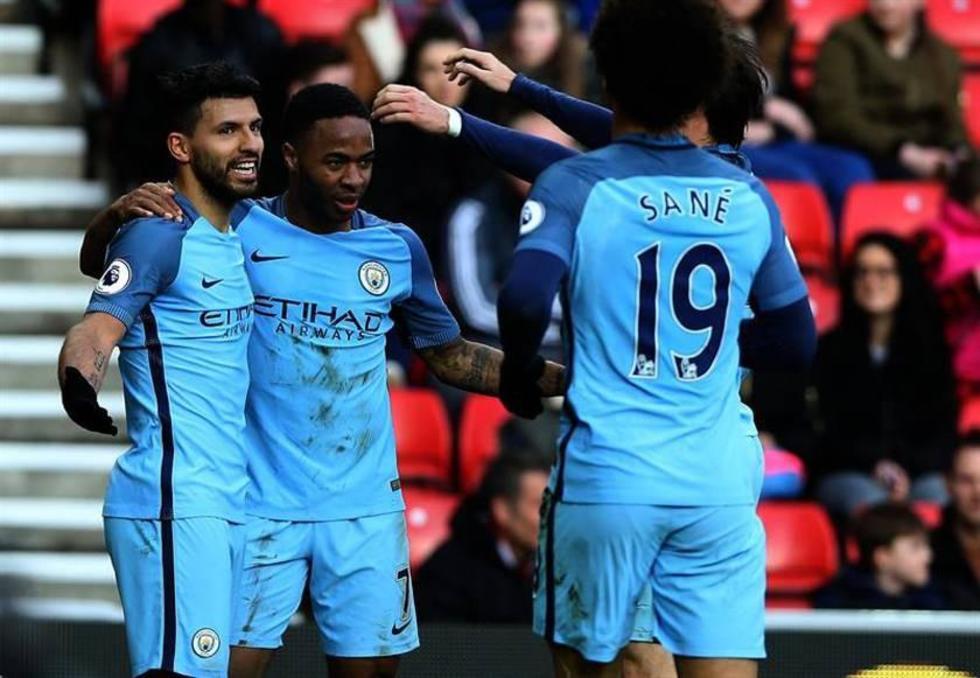 Manchester City derrota 2-0 a Sunderland 