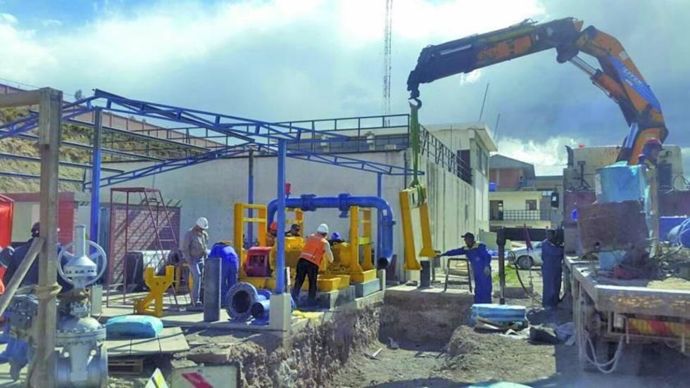 Avanza instalación de dos bombas para llevar agua