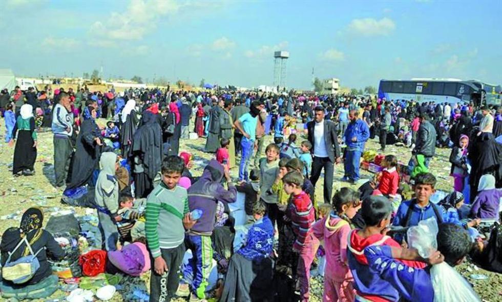 Los yihadistas se infiltran entre desplazados para huir de Mosul