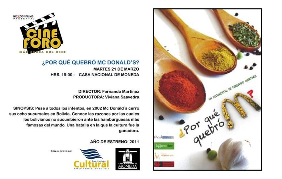 Comienza el ciclo de cine de martes
