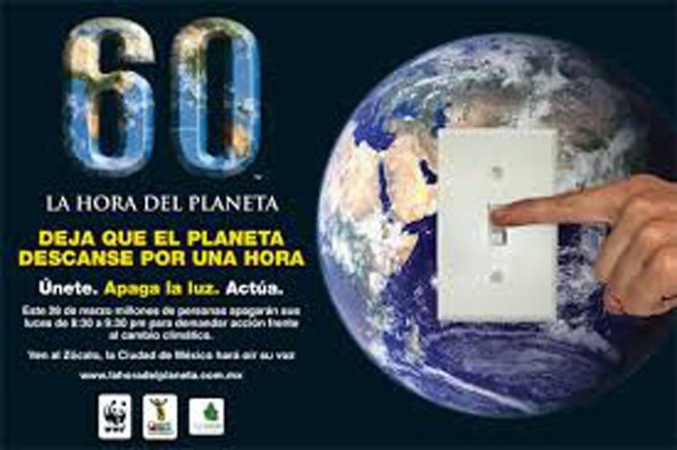 Invitan a potosinos a sumarse a la Hora del Planeta para cuidar la Tierra