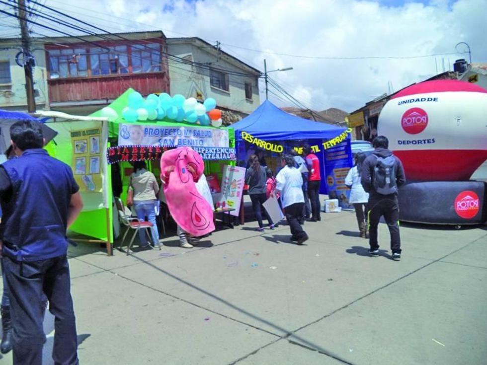 San Benito desarrolla su feria de salud preventiva 