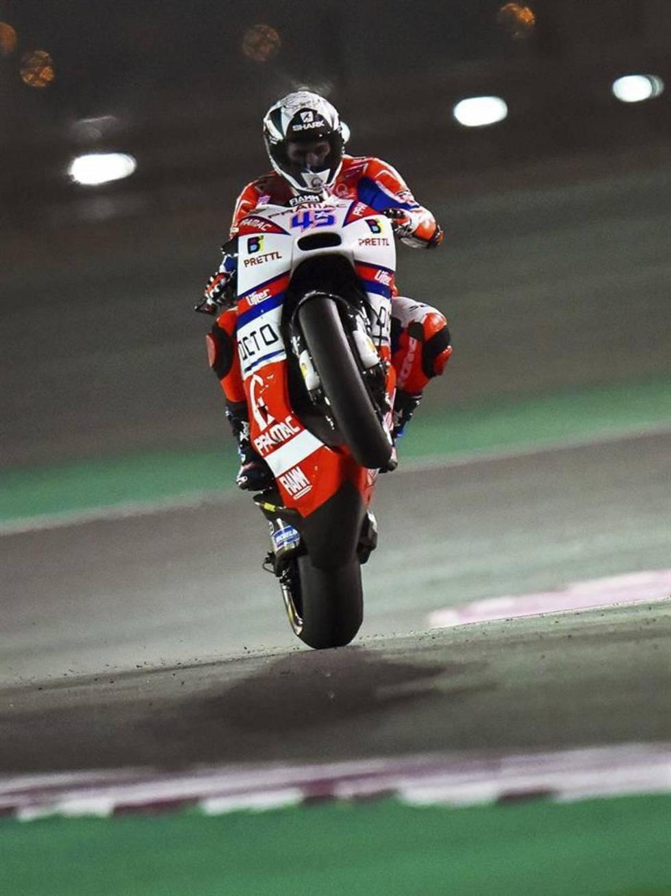 Viñales, Morbidelli y Martín son primeros en el GP de Catar