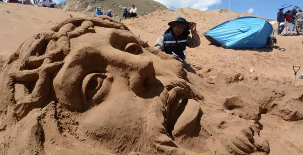 Reeditarán esculturas en los grandes arenales de Oruro