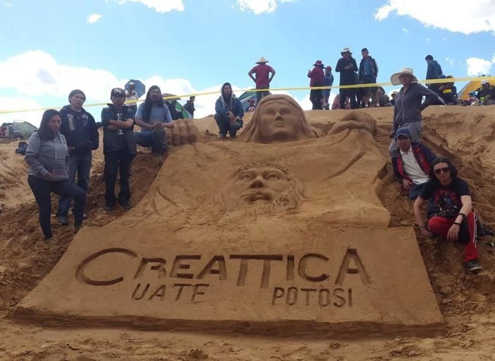 Creattica lleva su  muestra a Oruro