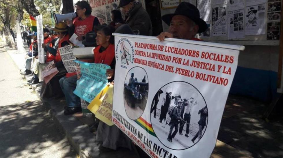 Denuncian al Gobierno de Morales de encubrir a violadores de DD.HH.