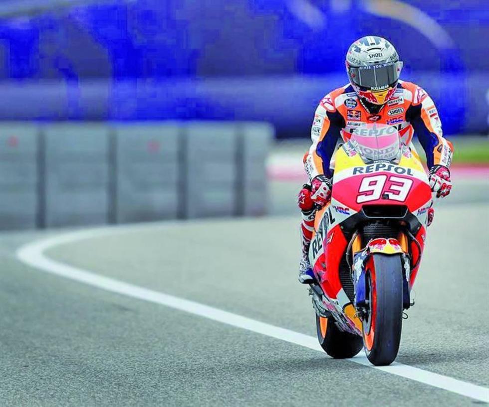 Márquez es el más rápido en el Gran Premio de Austin