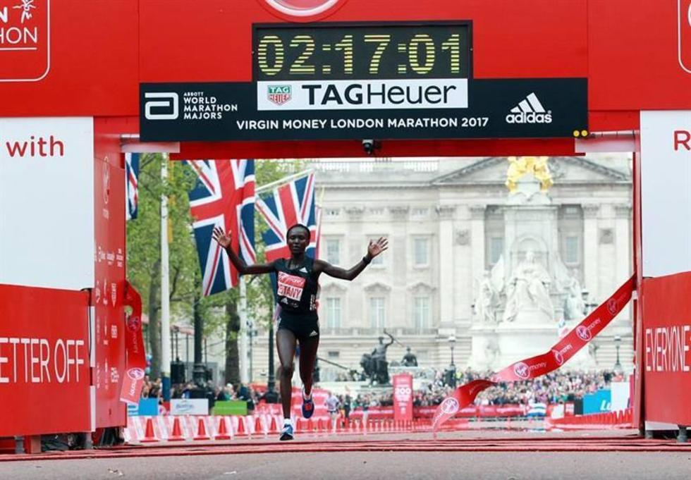 Mary Keitany gana el maratón de Londres 