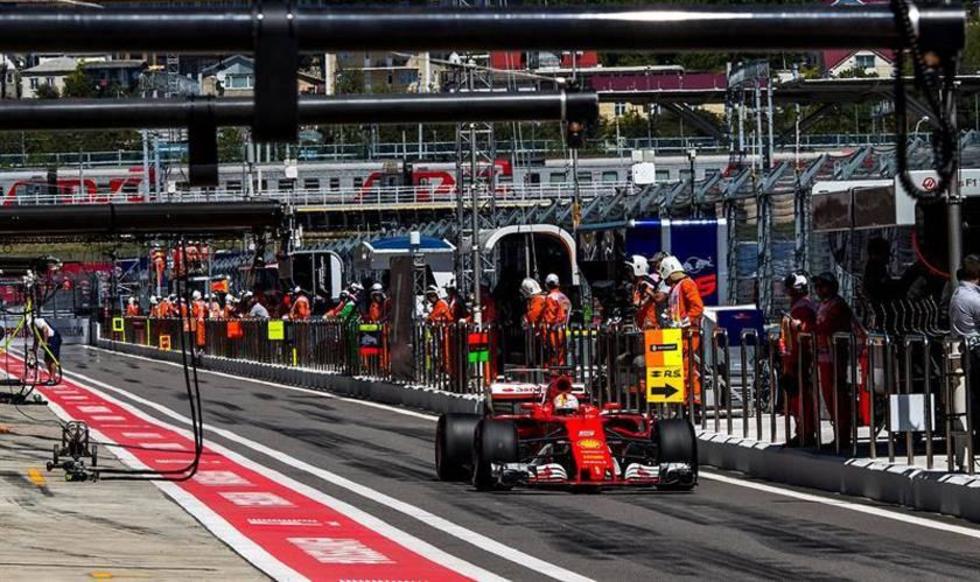 Vettel sale primero en el GP de Rusia