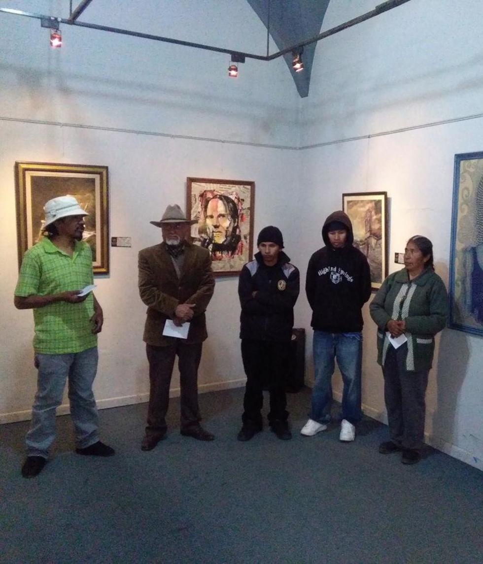 Agrupación Creattica abre una exposición en Oruro