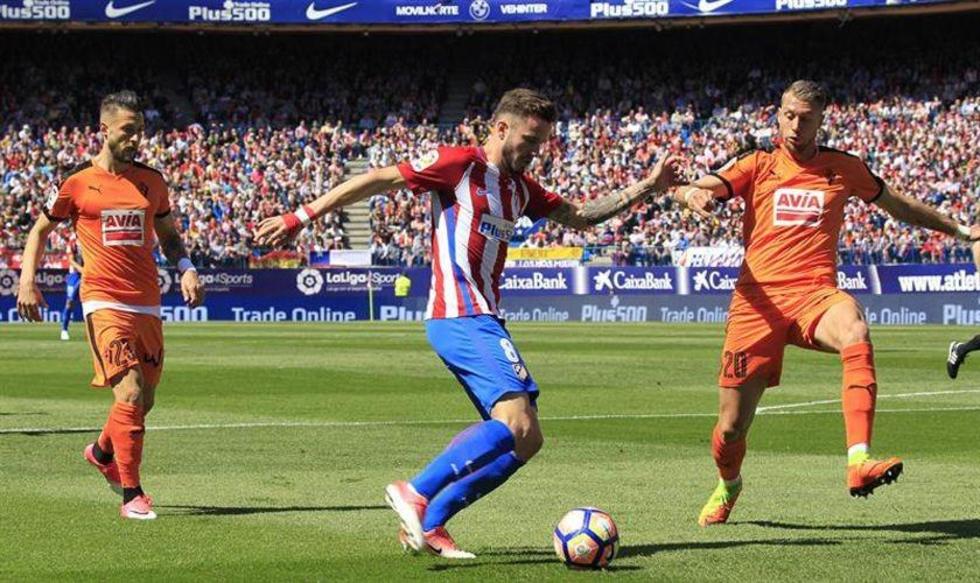 Saúl acerca el tercer puesto a Atlético Madrid