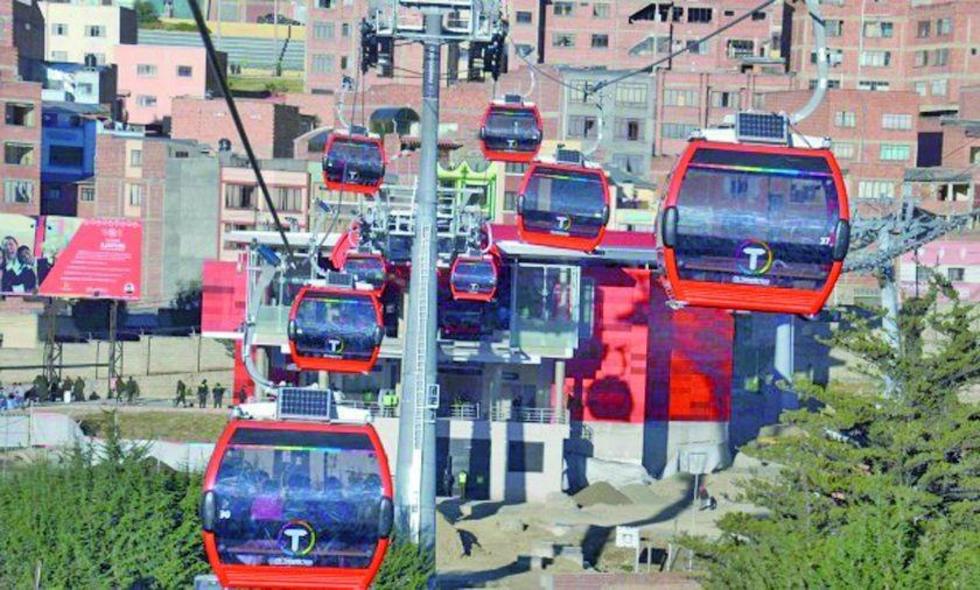Comienza el tendido de cable para la Línea Naranja del teleférico 