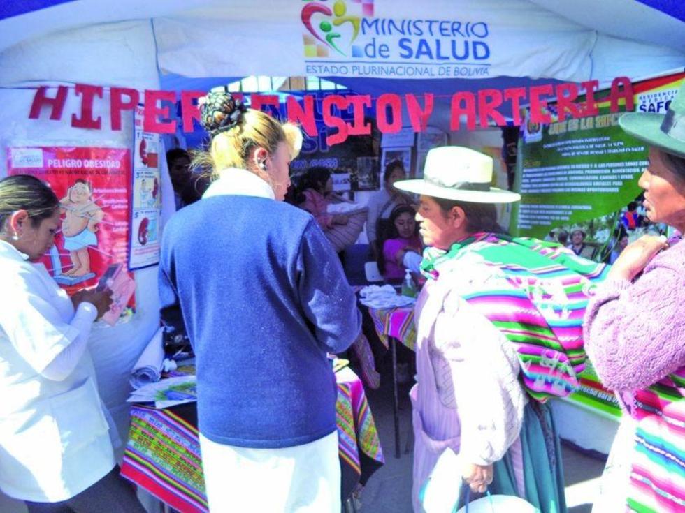 Centros de salud participan de las ferias preventivas