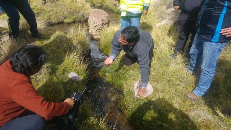Funcionario del BID valida el proyecto de agua de Tacora