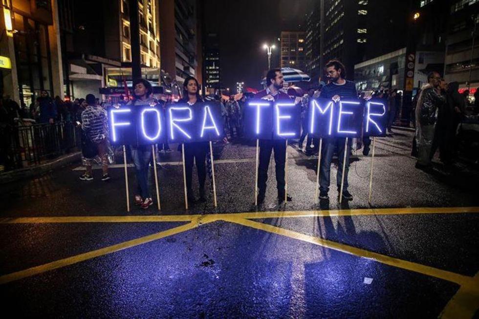 Temer se debilita y los sindicatos van a la calle a pedir su renuncia