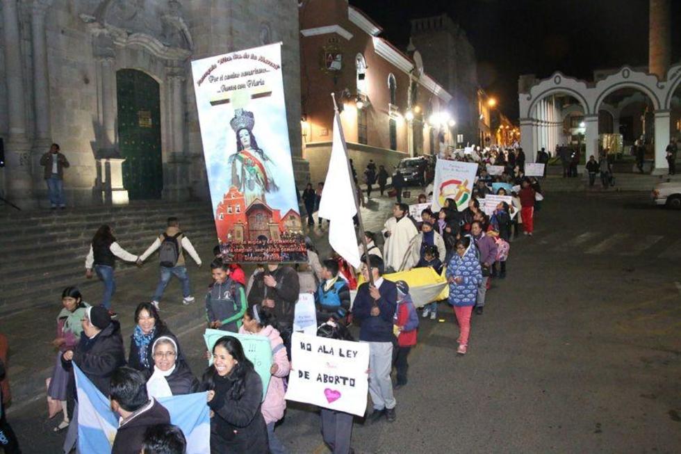 Marcha contra la "cultura de la muerte"