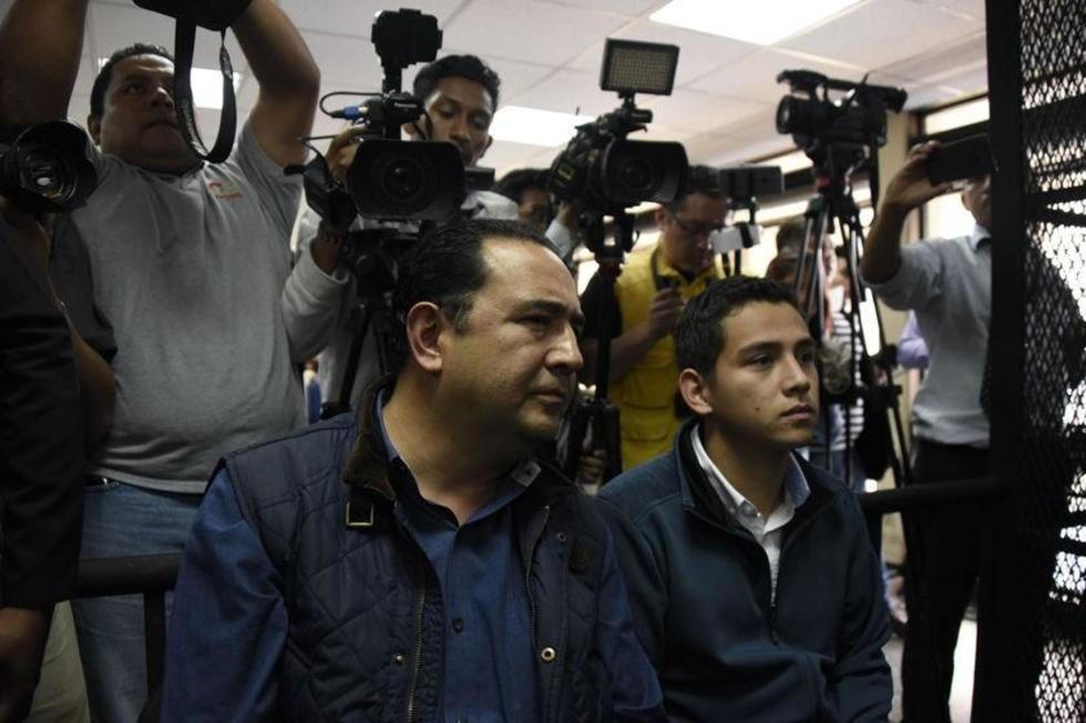 Envían a juicio a hermano e hijo del presidente de Guatemala