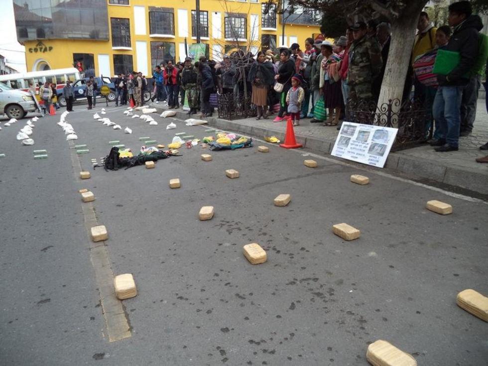 La Fiscalía reporta el secuestro de más de 100 kilos de droga en Potosí