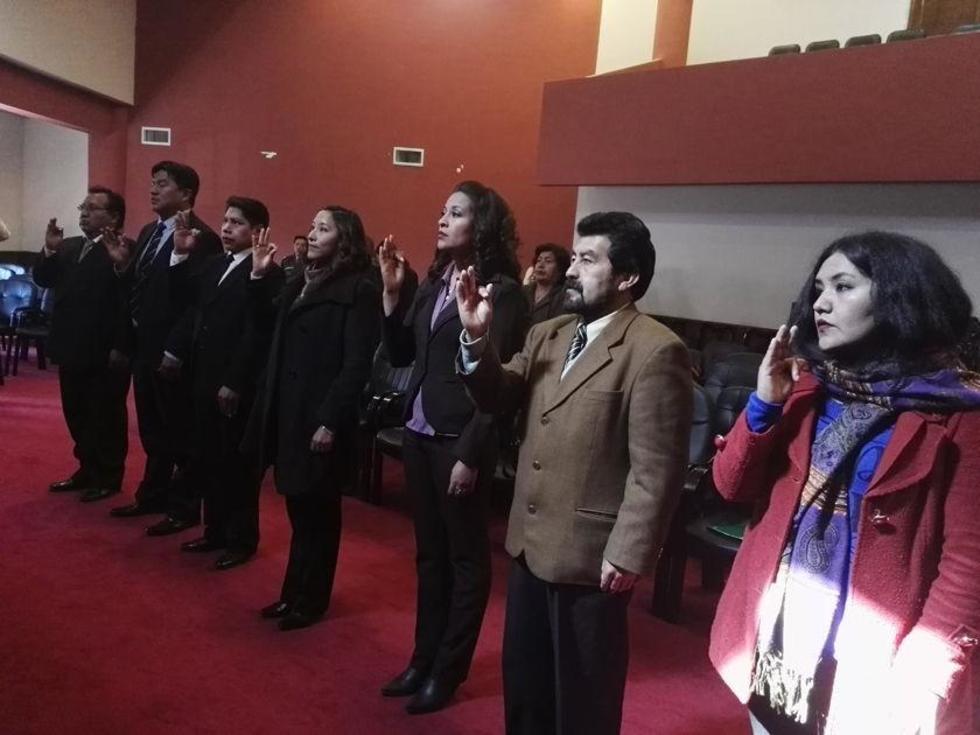 Justicia estrena nuevos jueces institucionalizados en Potosí