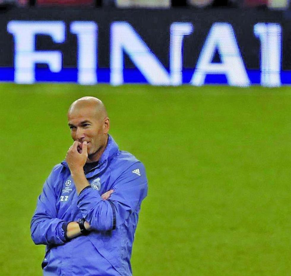Zidane: “la final está al cincuenta por ciento”