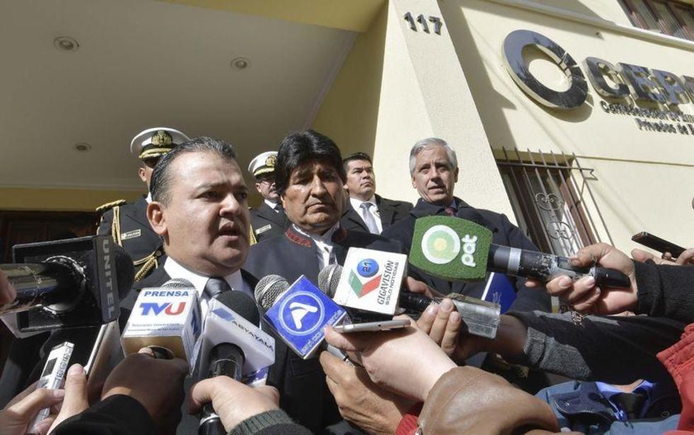 Evo y privados deciden crear un consejo económico productivo