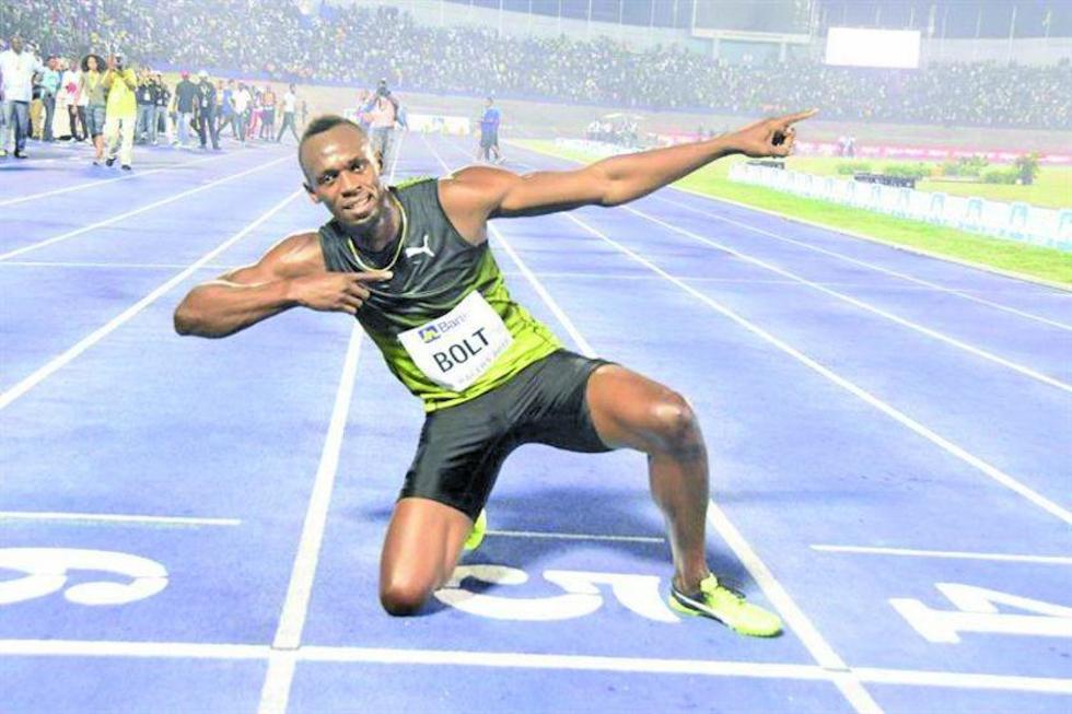 Bolt se despide de Jamaica con una victoria 