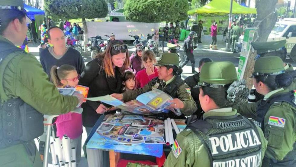 Uniformados cumplen las tareas de prevención 