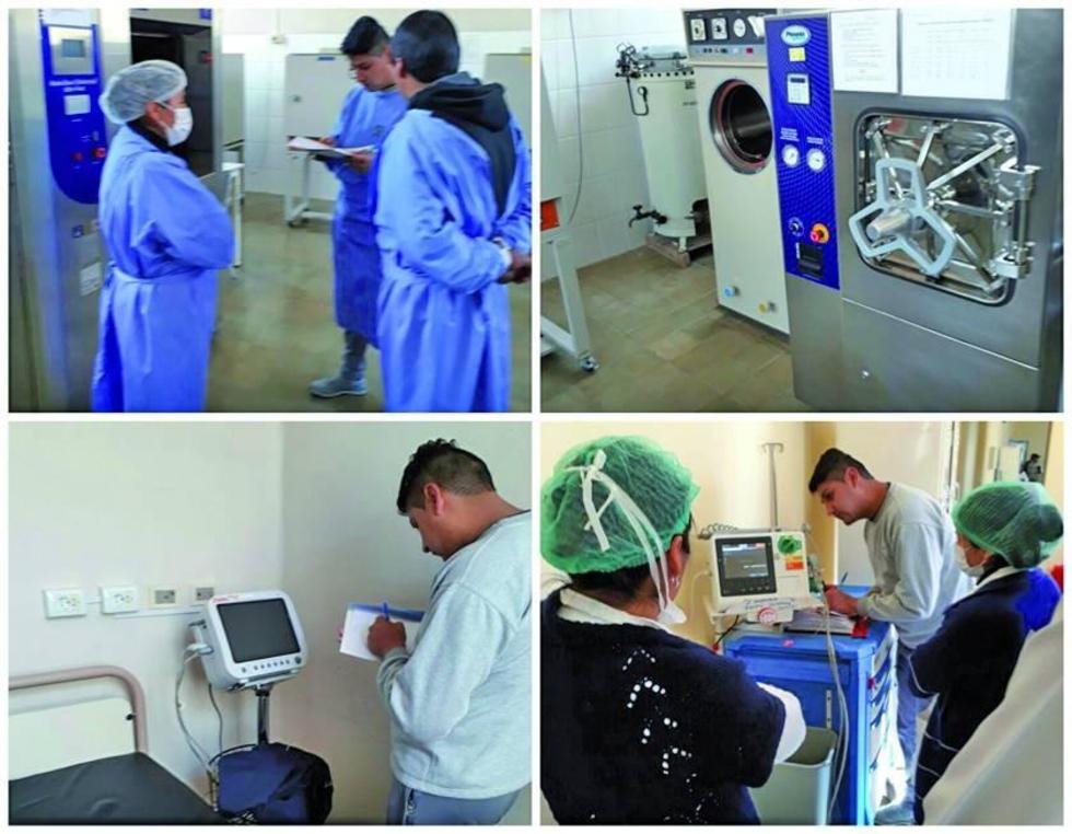 Evalúan equipos en el Hospital Daniel Bracamonte de Potosí