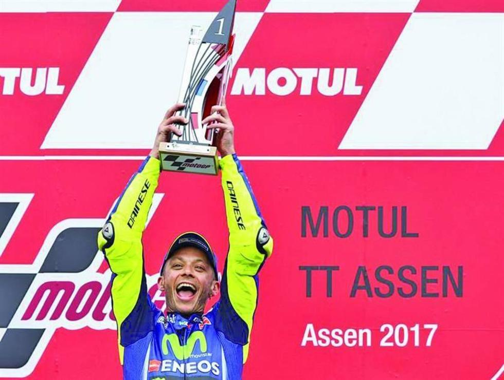 Rossi se reencuentra con la victoria en Assen