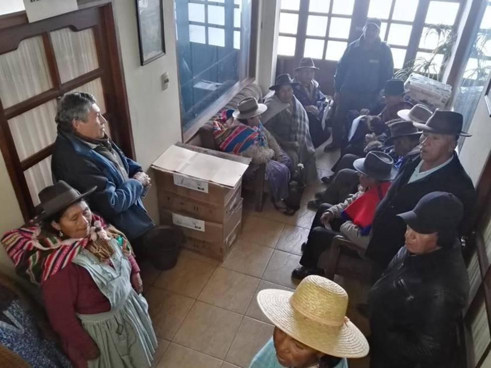 Los comunarios de Chanca desmienten sobre el agua 