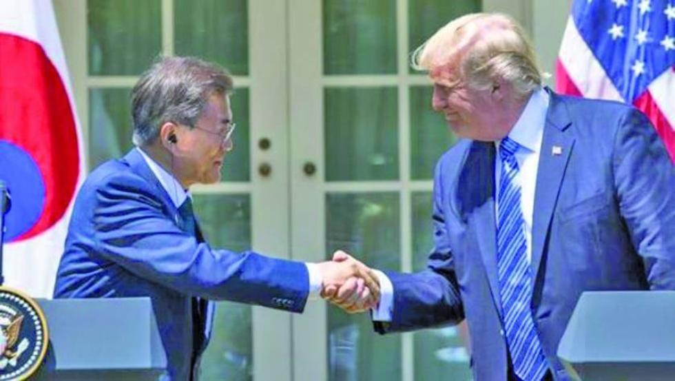 Trump presiona a Corea del Sur para un pacto comercial