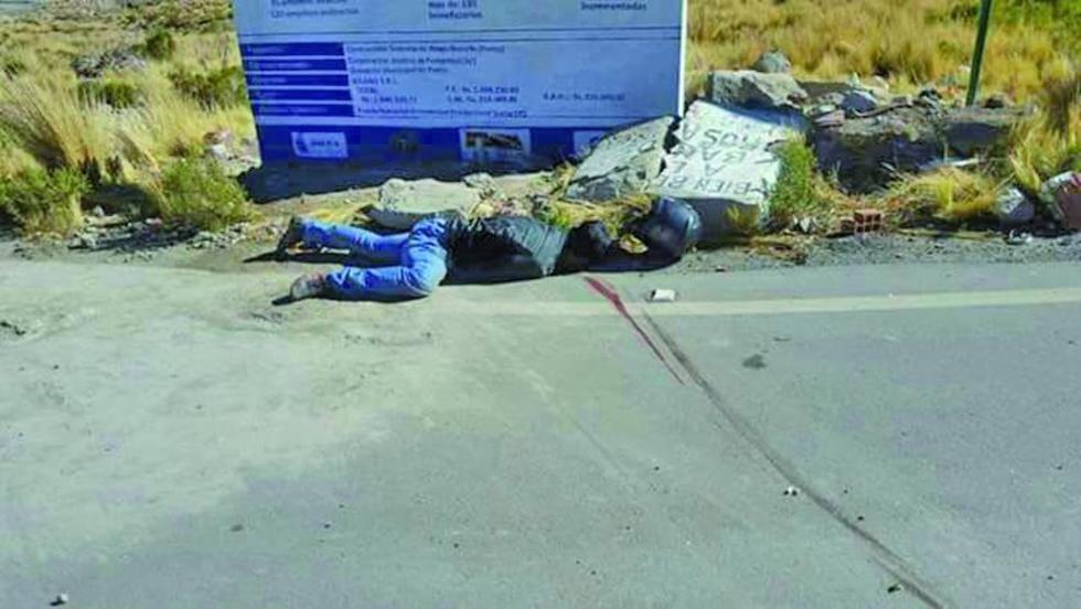 Hallan cadáver de motociclista en la carretera asfaltada Potosí - Uyuni