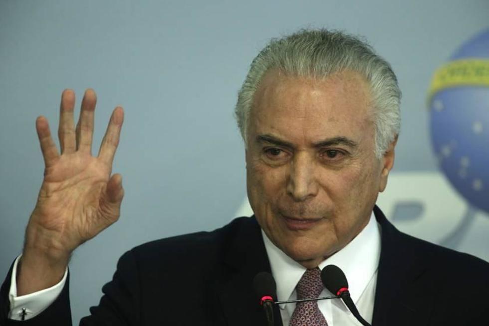Temer asume su defensa y niega haber incurrido en corrupción