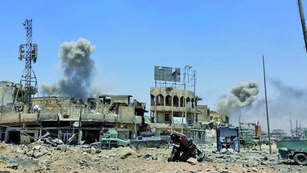 Yihadistas resisten ante la ofensiva militar en Mosul