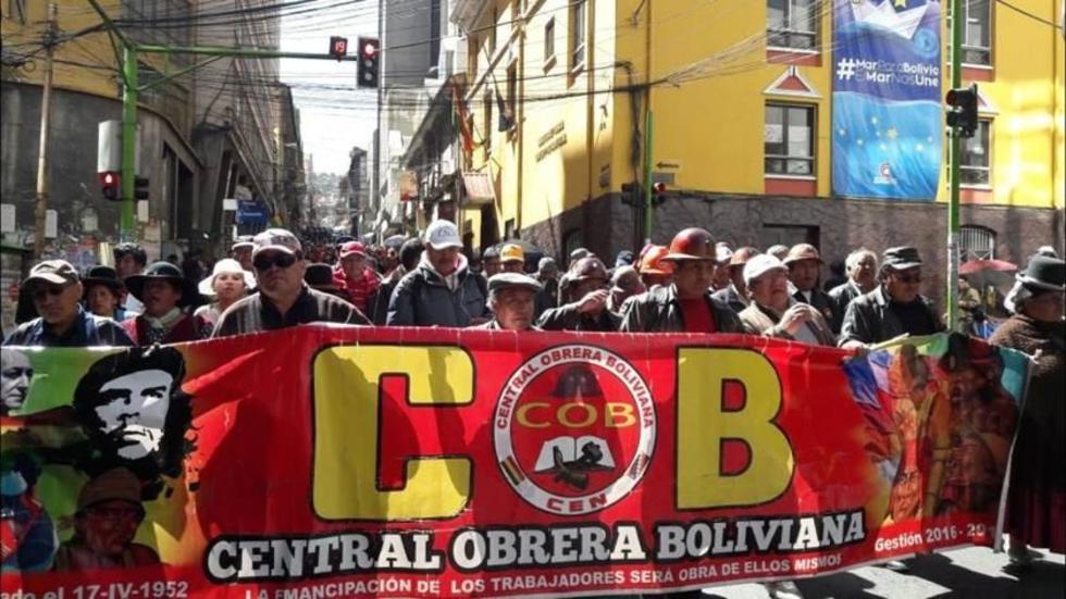La COB radicalizará sus medidas si el Gobierno no atiende sus pedidos