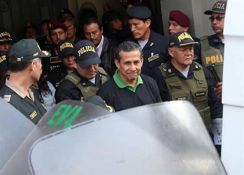Expresidente Humala está en la misma cárcel de Fujimori en Perú 