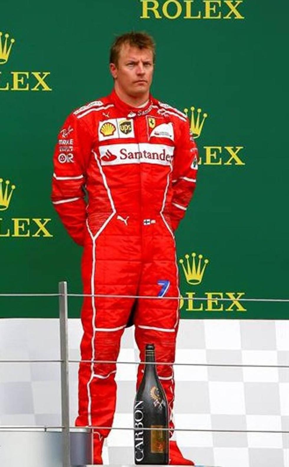 Raikkonen: “no estoy contento con el resultado”
