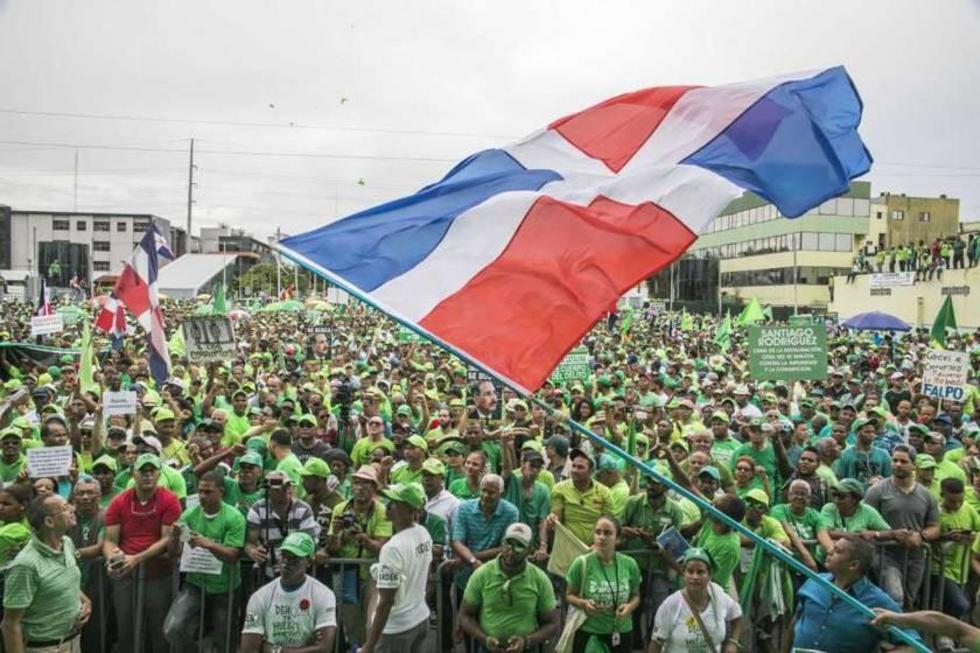 Dominicanos piden el fin de la impunidad y corrupción