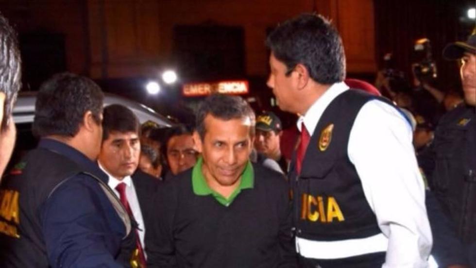 Defensa de Humala recurre formalmente detención preventiva