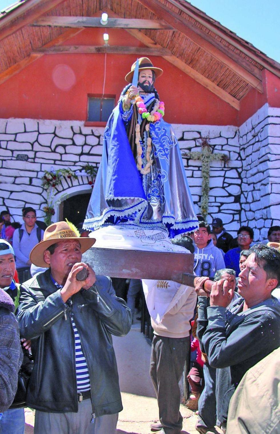 Alistan actos costumbristas  en honor a San Bartolomé