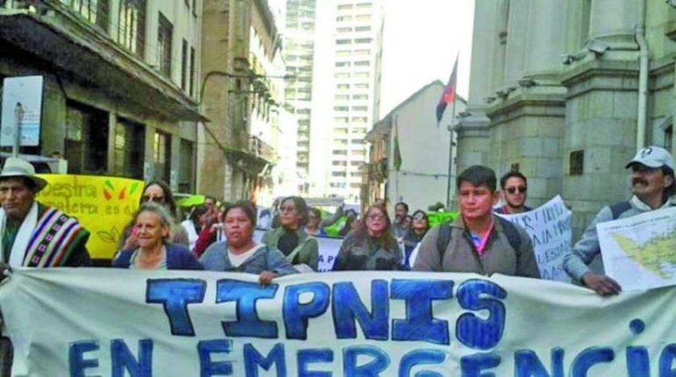 Se activa una nueva pulseta por ley de intangibilidad del Tipnis