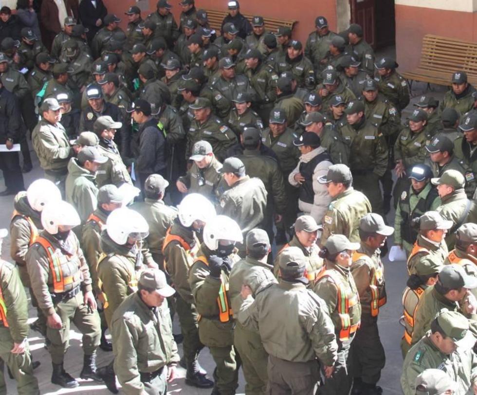 Policía toma previsiones para la seguridad 