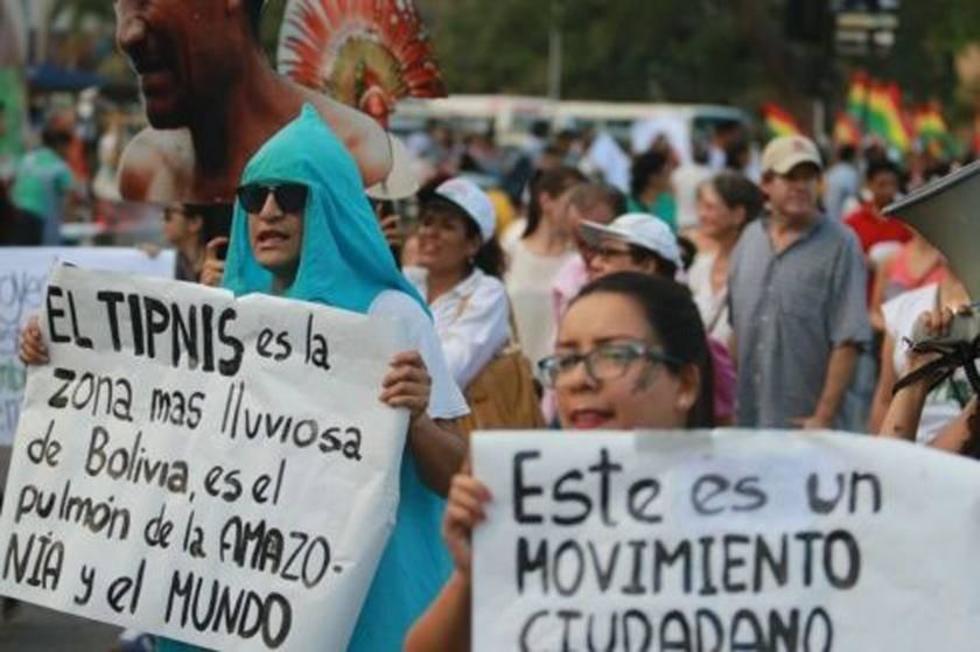 Indígenas instalan vigilia contra promulgación de Ley del Tipnis 