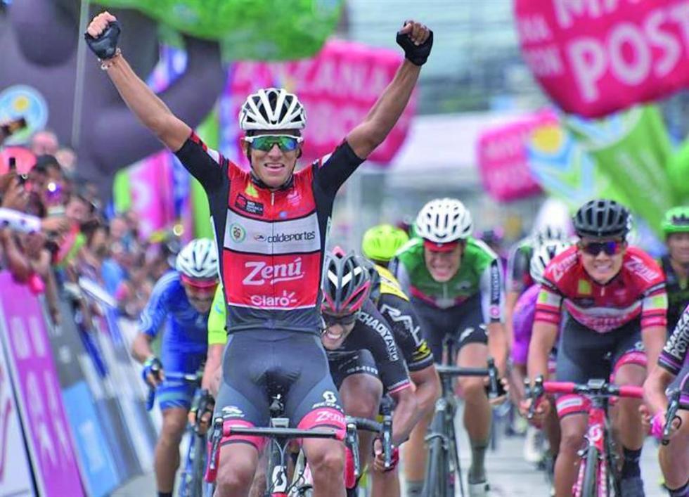 Aristóbulo Cala acaricia el título de la Vuelta a Colombia con más de dos minutos de ventaja