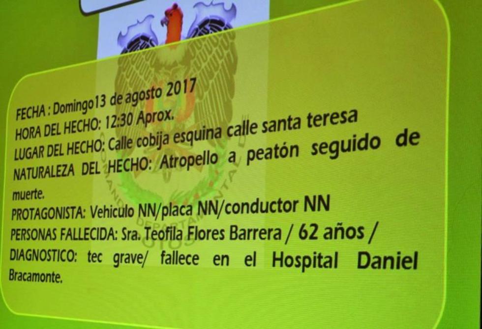 Dos conductores atropellan a peatones y huyen, uno fue identificado 
