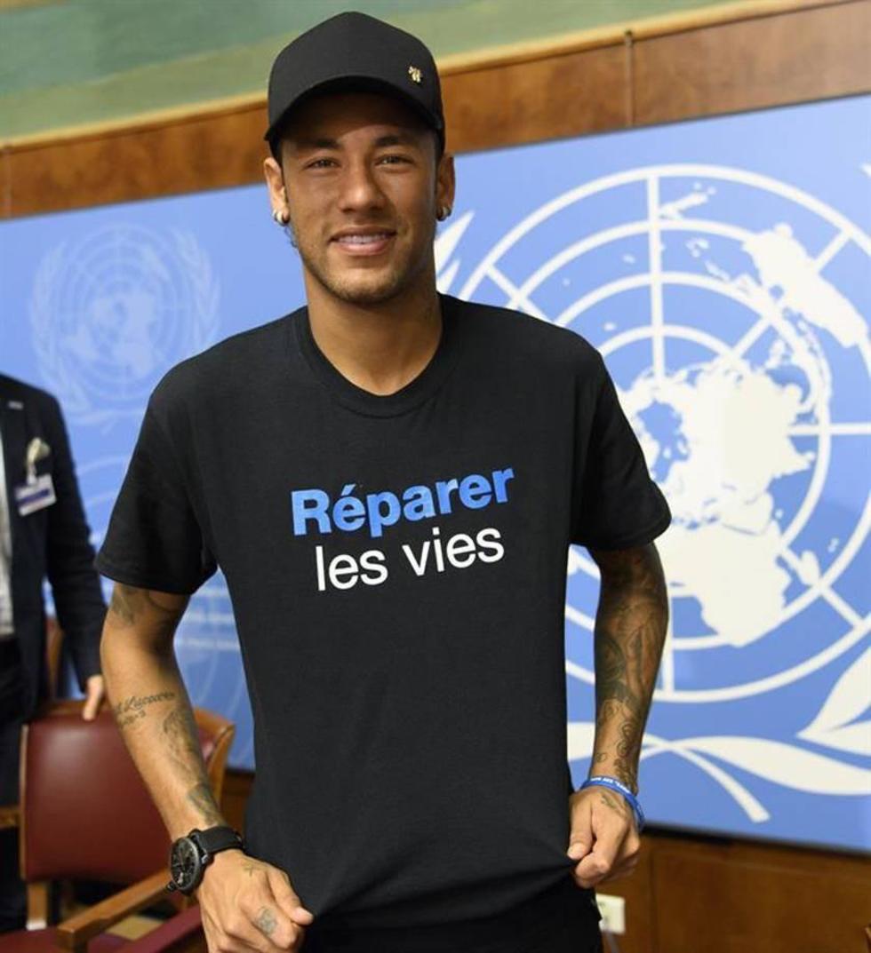 Neymar presta su imagen a Handicap International