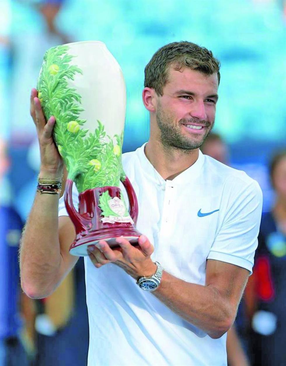 Dimitrov gana duelo a Kyrgios y logra el título