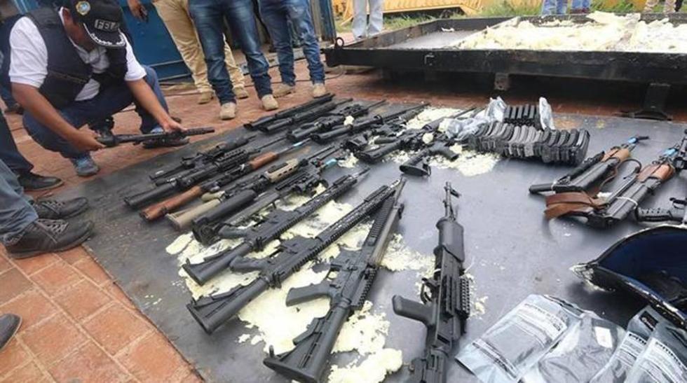 Identifican dos rutas del tráfico de armas que pasan por Bolivia