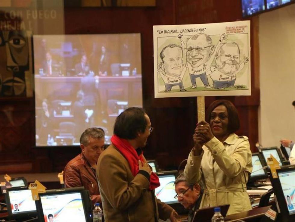 Parlamento de Ecuador avala proceso penal contra vicepresidente