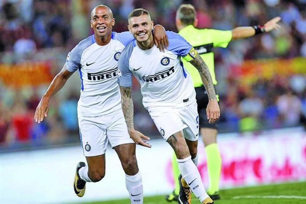 Mauro Icardi lidera la remontada de Inter ante Roma